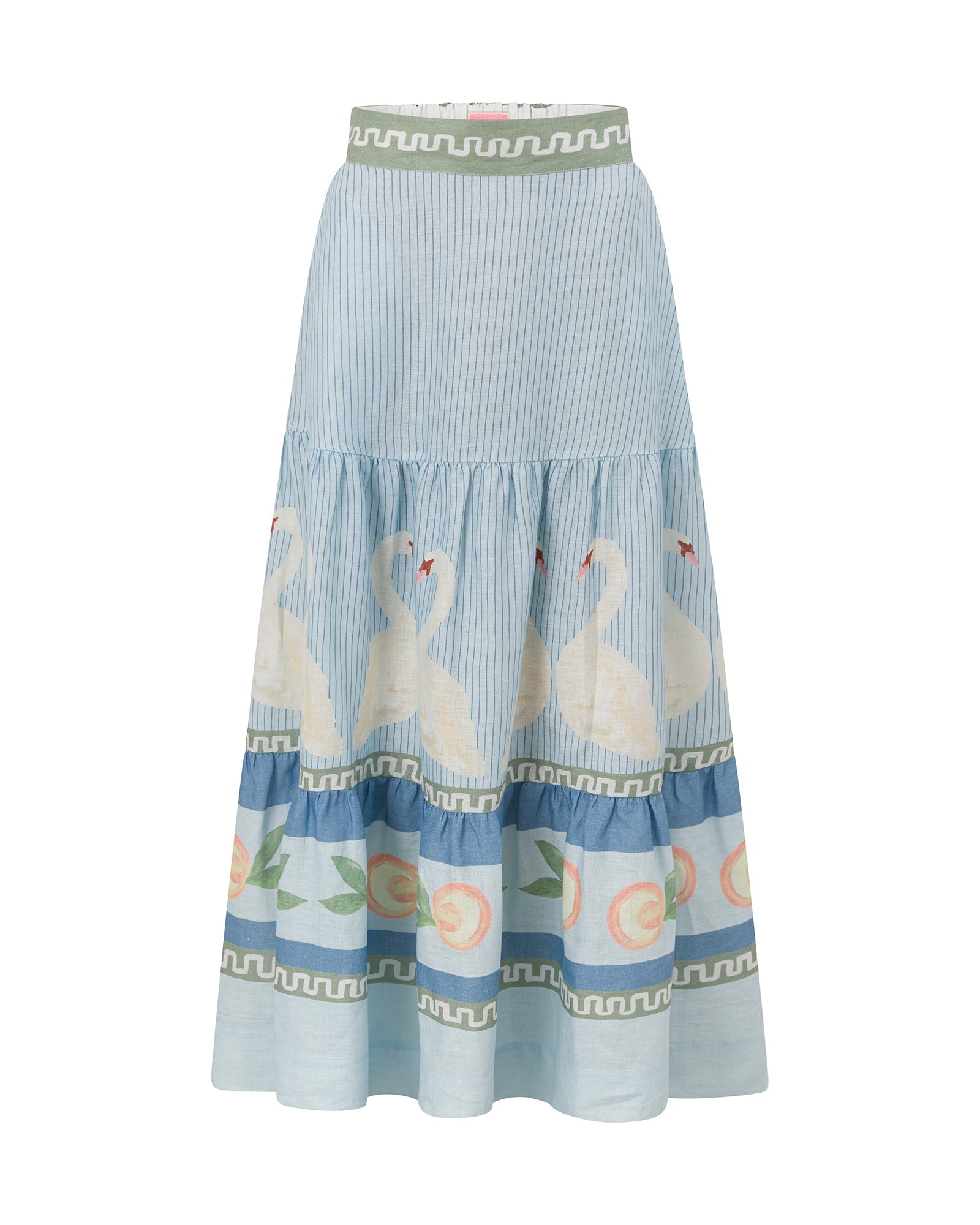 Swan Lake - Tiered Maxi Skirt