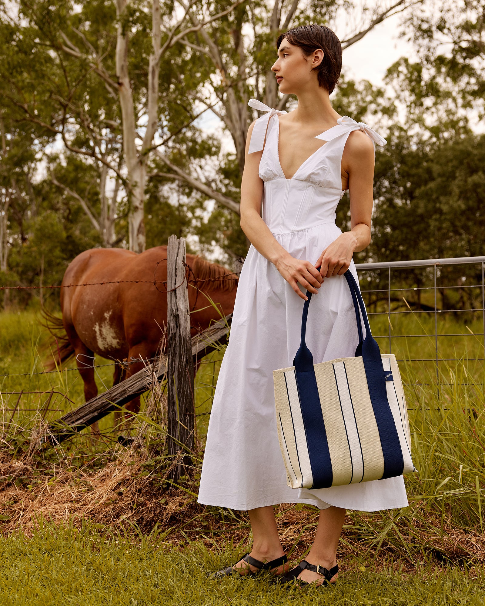 Meadow - Knitted Tote Bag