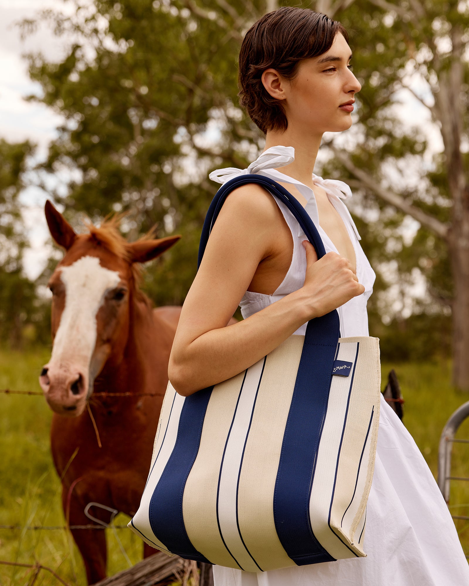 Meadow - Knitted Tote Bag