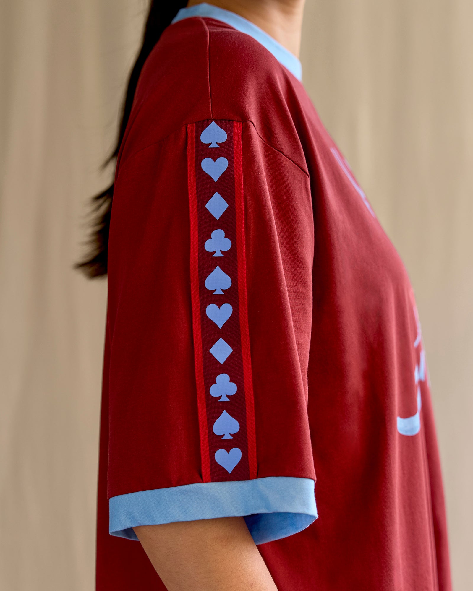 All in on Hearts - Oversized Tee