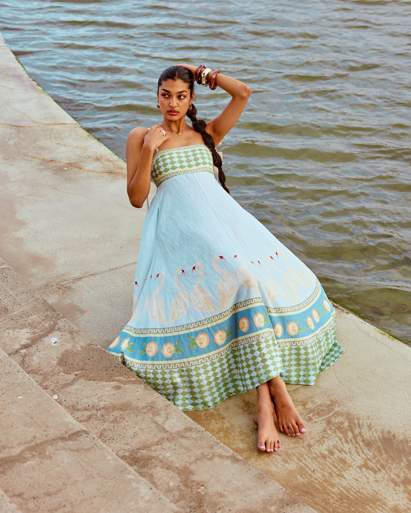 Swan Lake - Maxi Dress