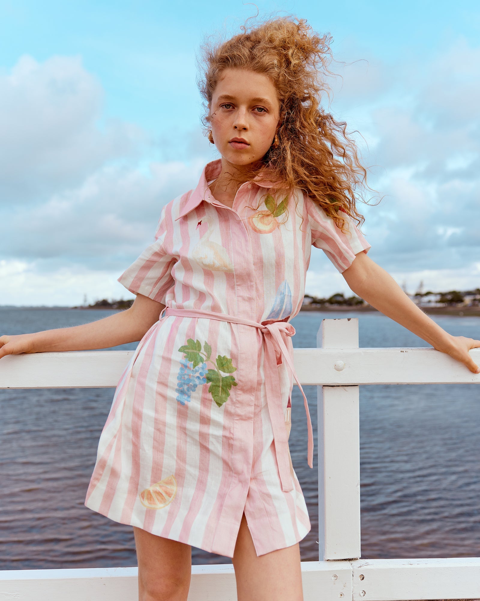 Boat Days - Mini Shirt Dress