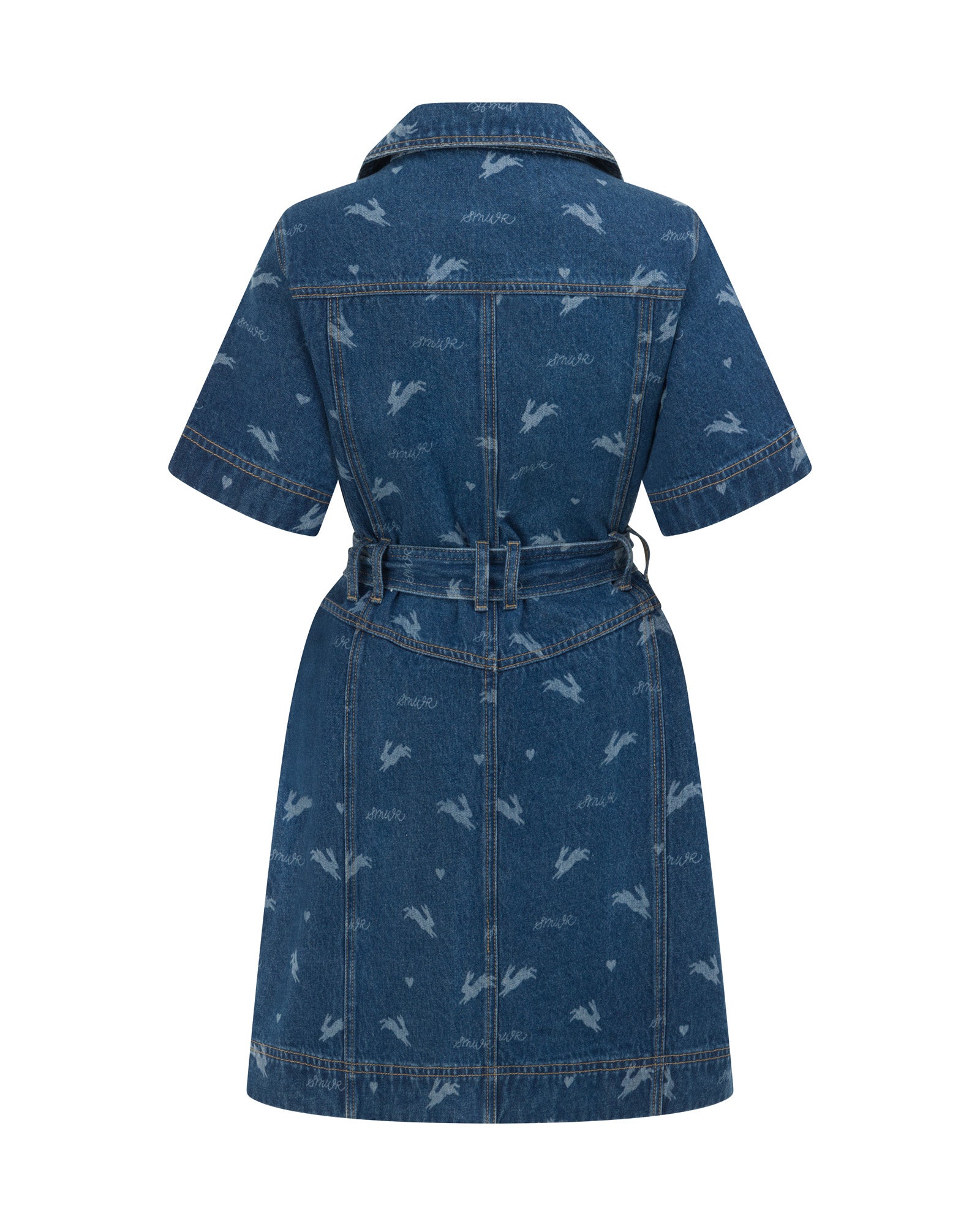 Royal Match - Denim Mini Dress