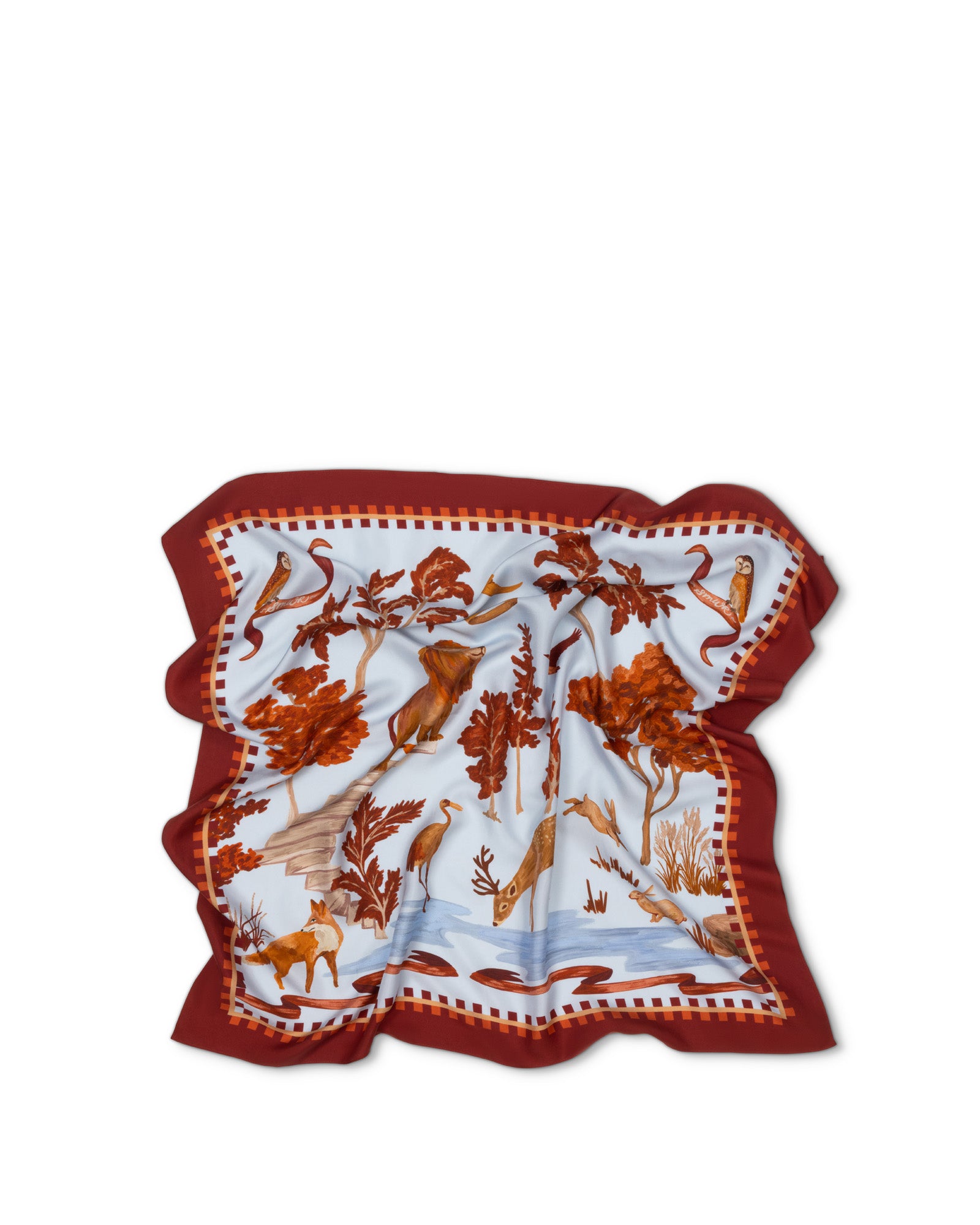 Moon Court - Silk Scarf
