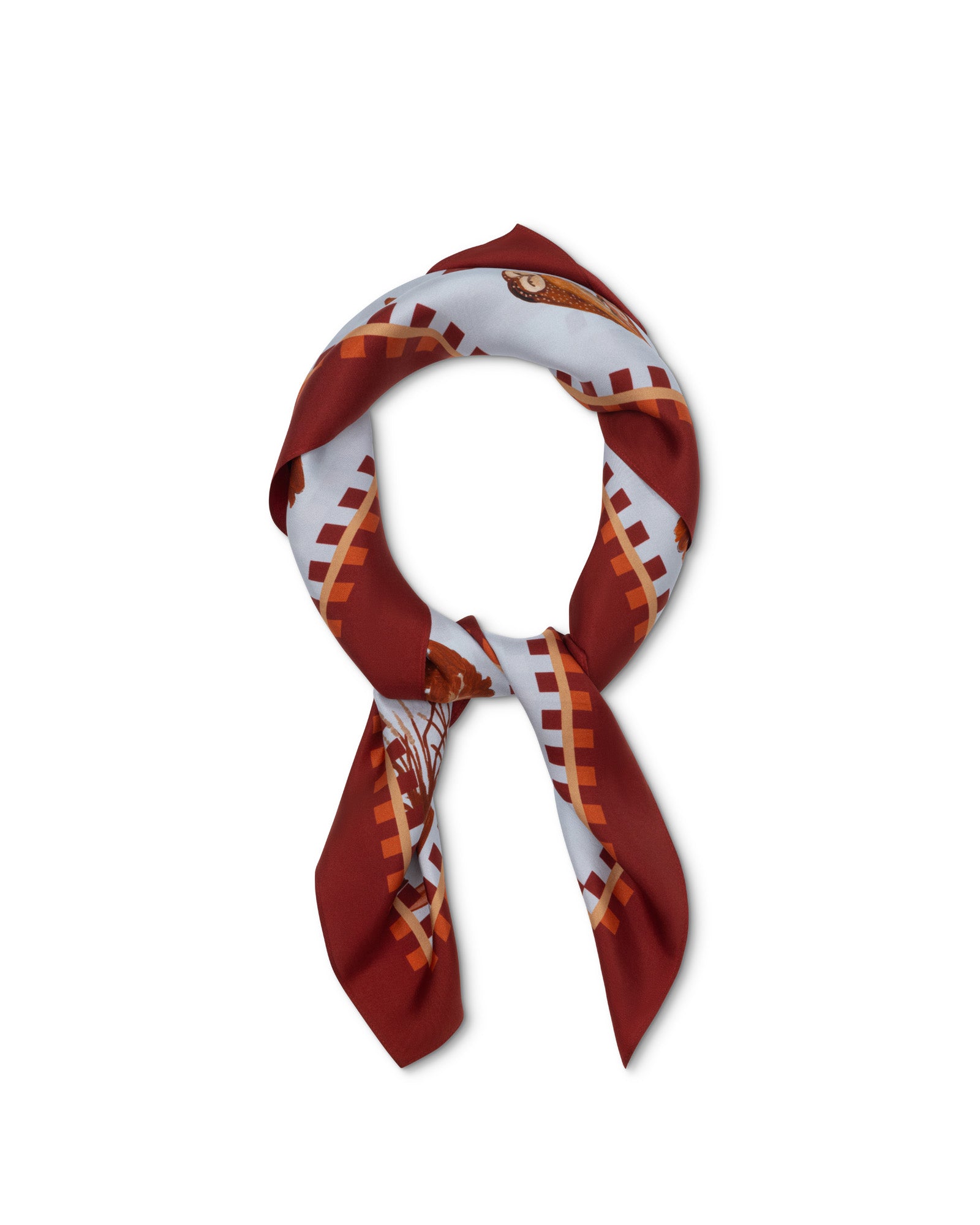 Moon Court - Silk Scarf